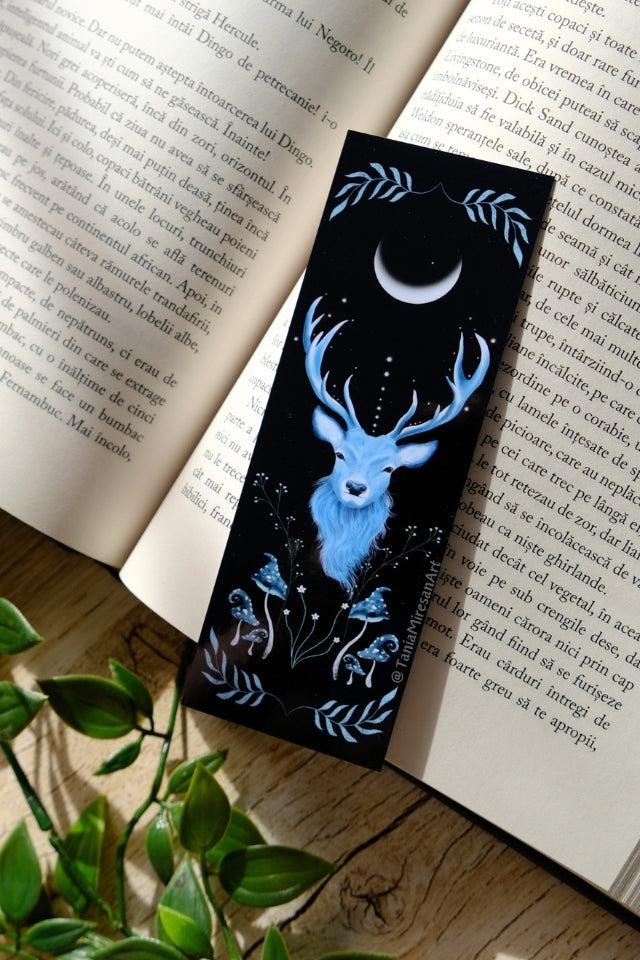 Blue Stag Bookmark