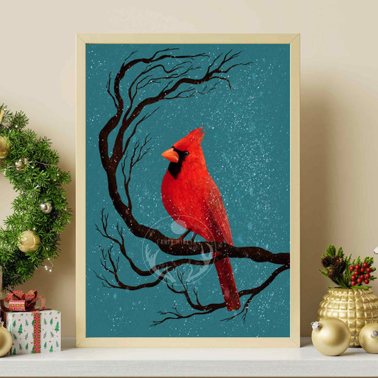 Red Cardinal Fine Art Print