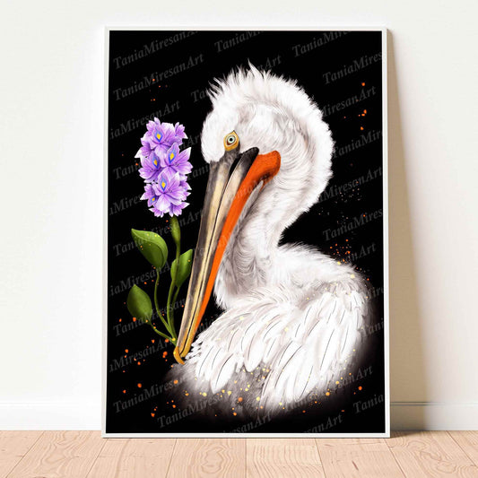 Dalmatian Pelican Fine Art Print