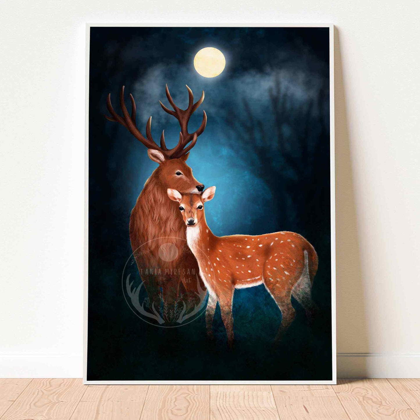 Deer Couple Fine Art Print