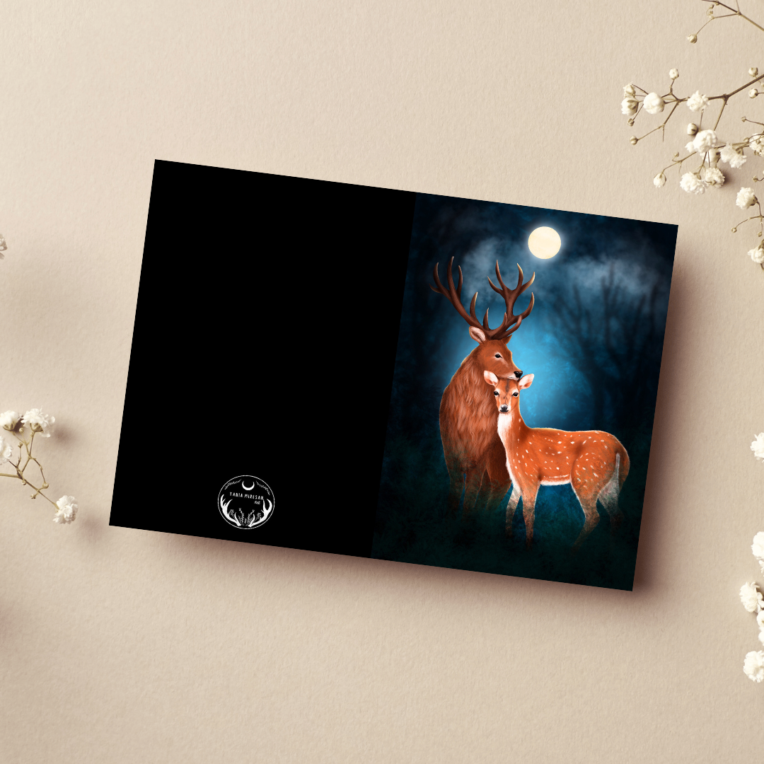 Deer Couple Card