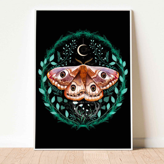 Small Emperor Moth Fine Art Print