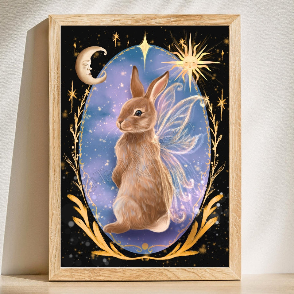 Fairy Bunny Fine Art Print