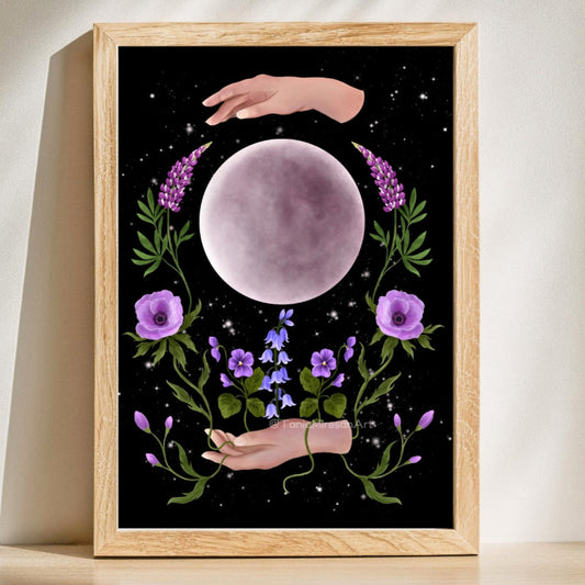 Flower Moon Fine Art Print