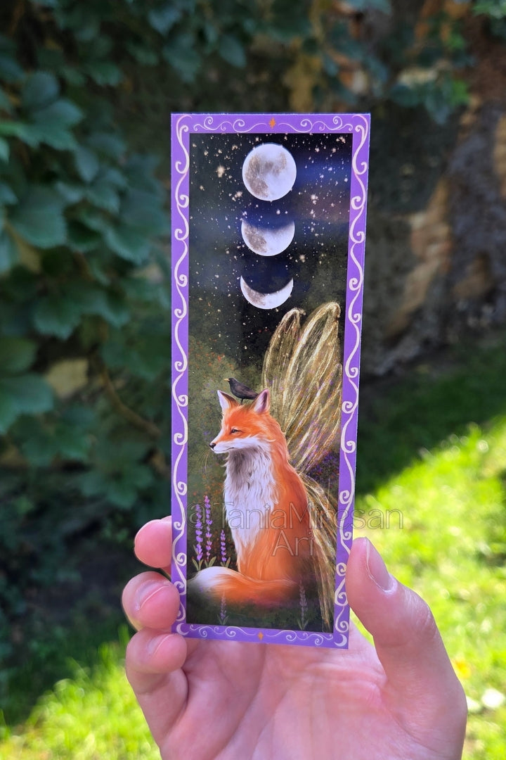 Fox and Blackbird Bookmark