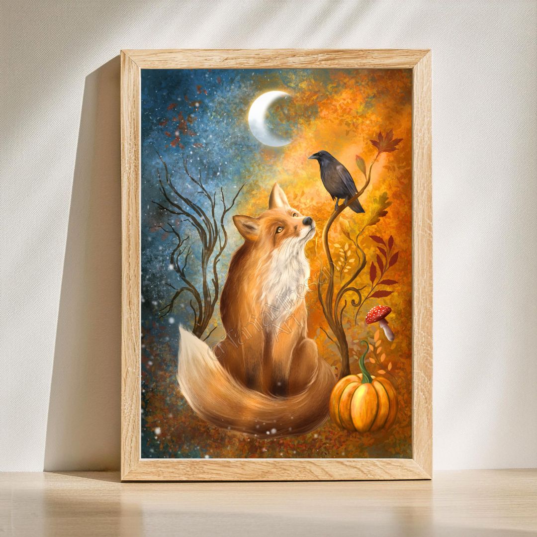 Fox & Raven Fine Art Print