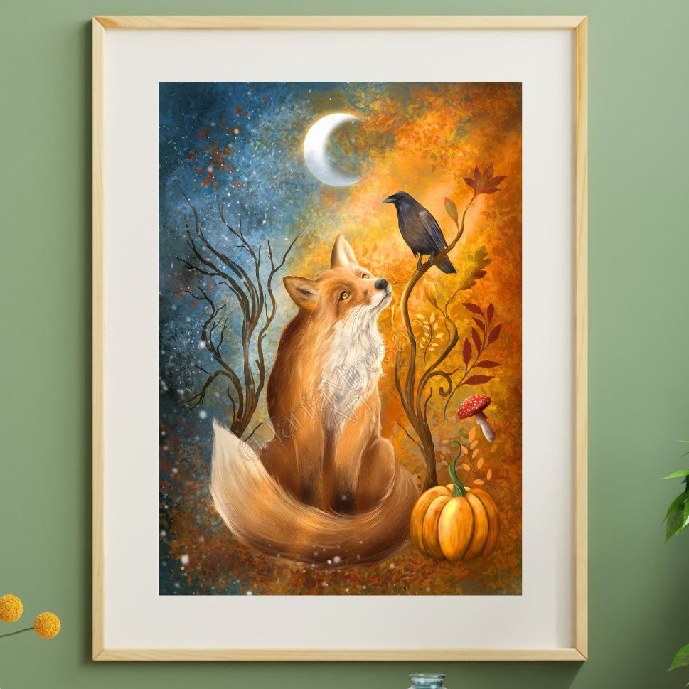 Fox & Raven Fine Art Print