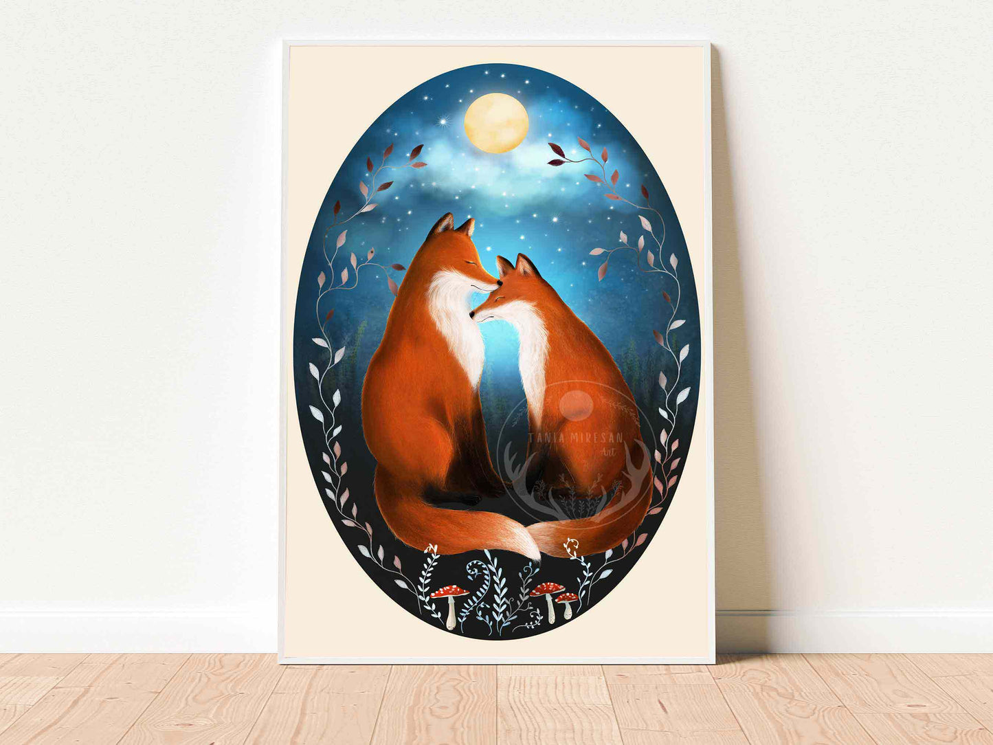 Fox Couple Fine Art Print