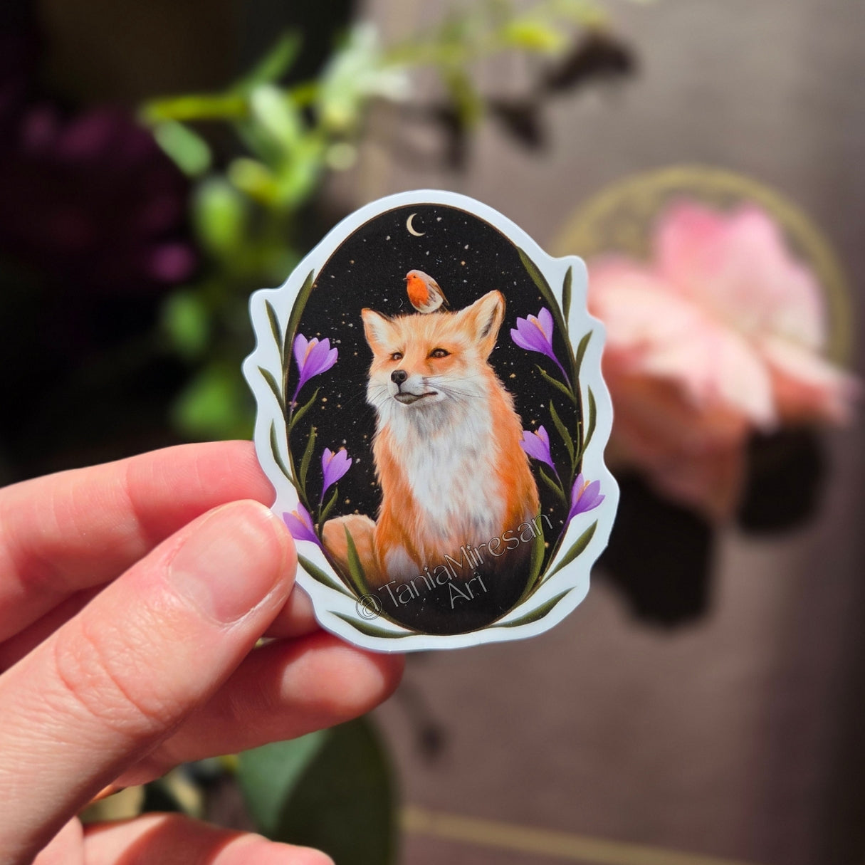 Fox & Robin Sticker