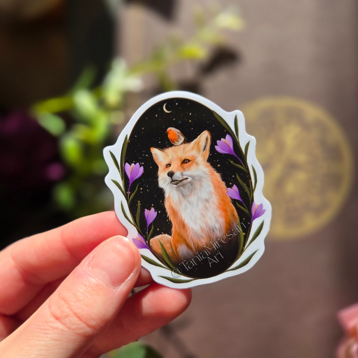 Fox & Robin Sticker