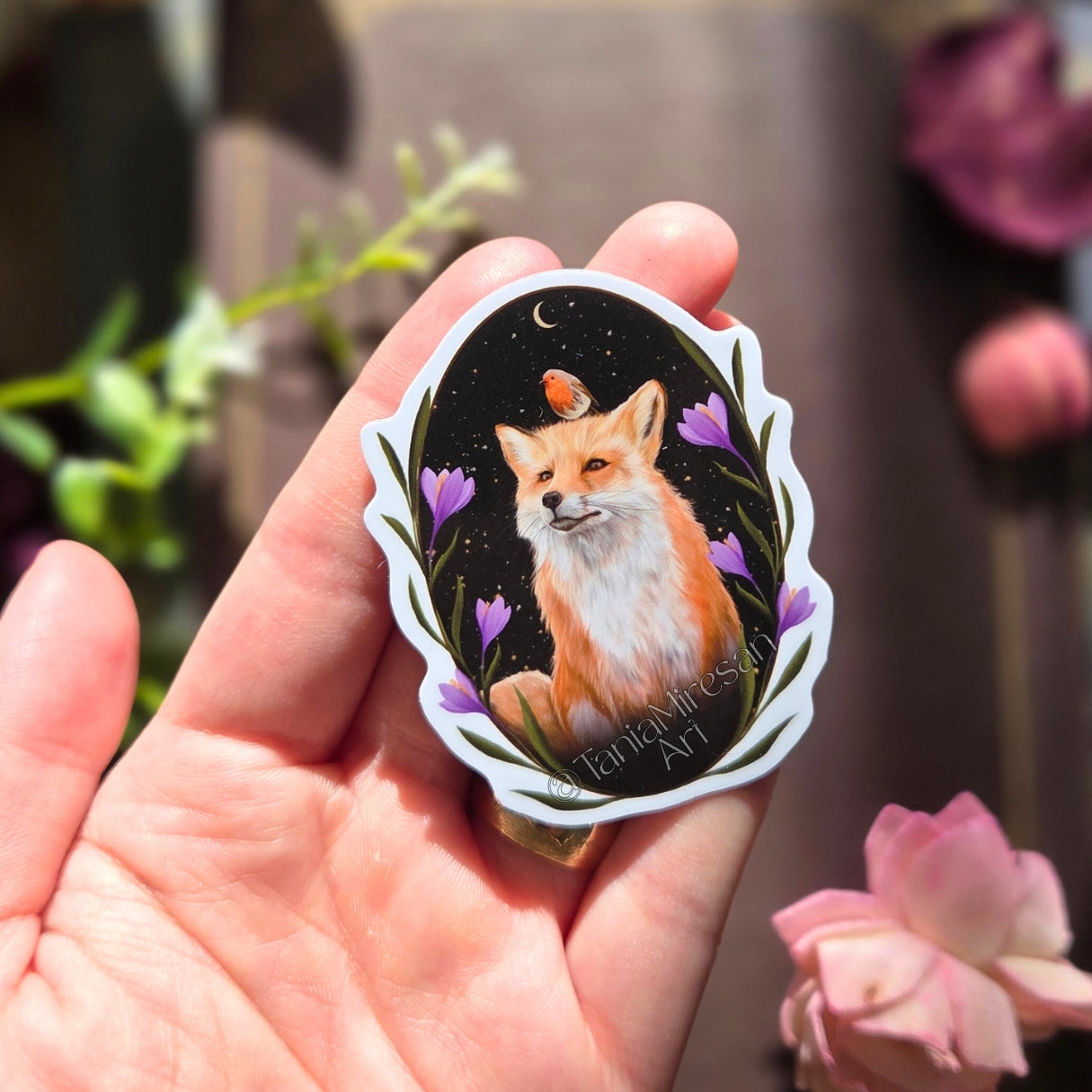 Fox & Robin Sticker