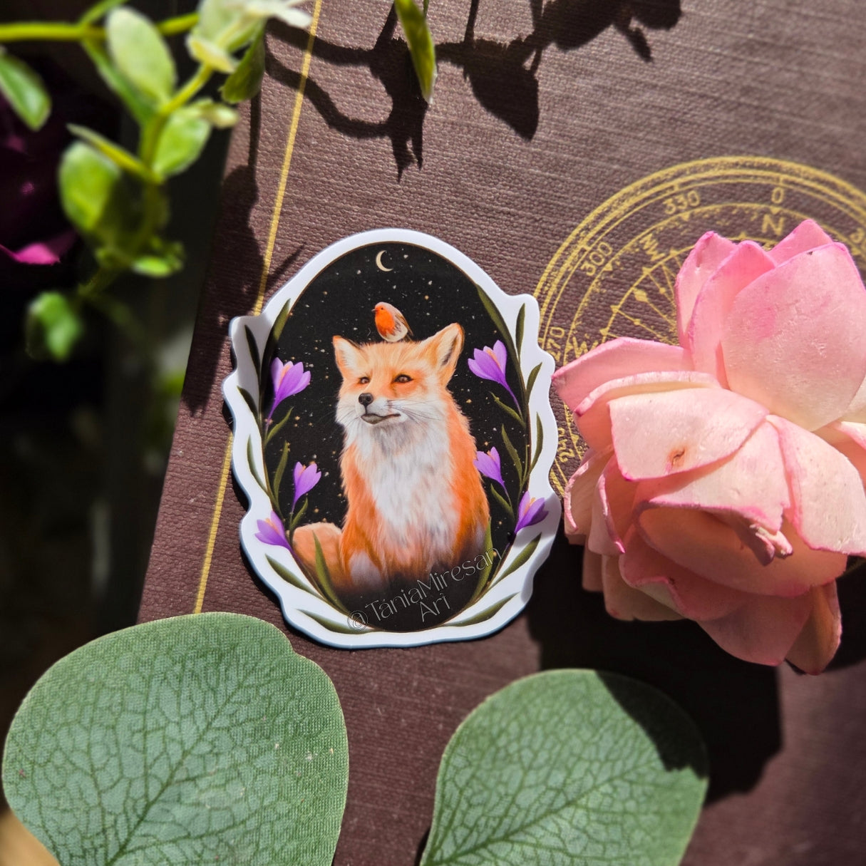Fox & Robin Sticker