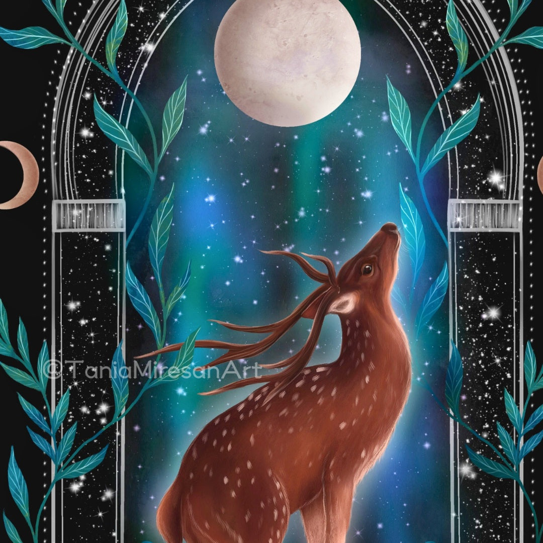 Buck Moon Fine Art Print