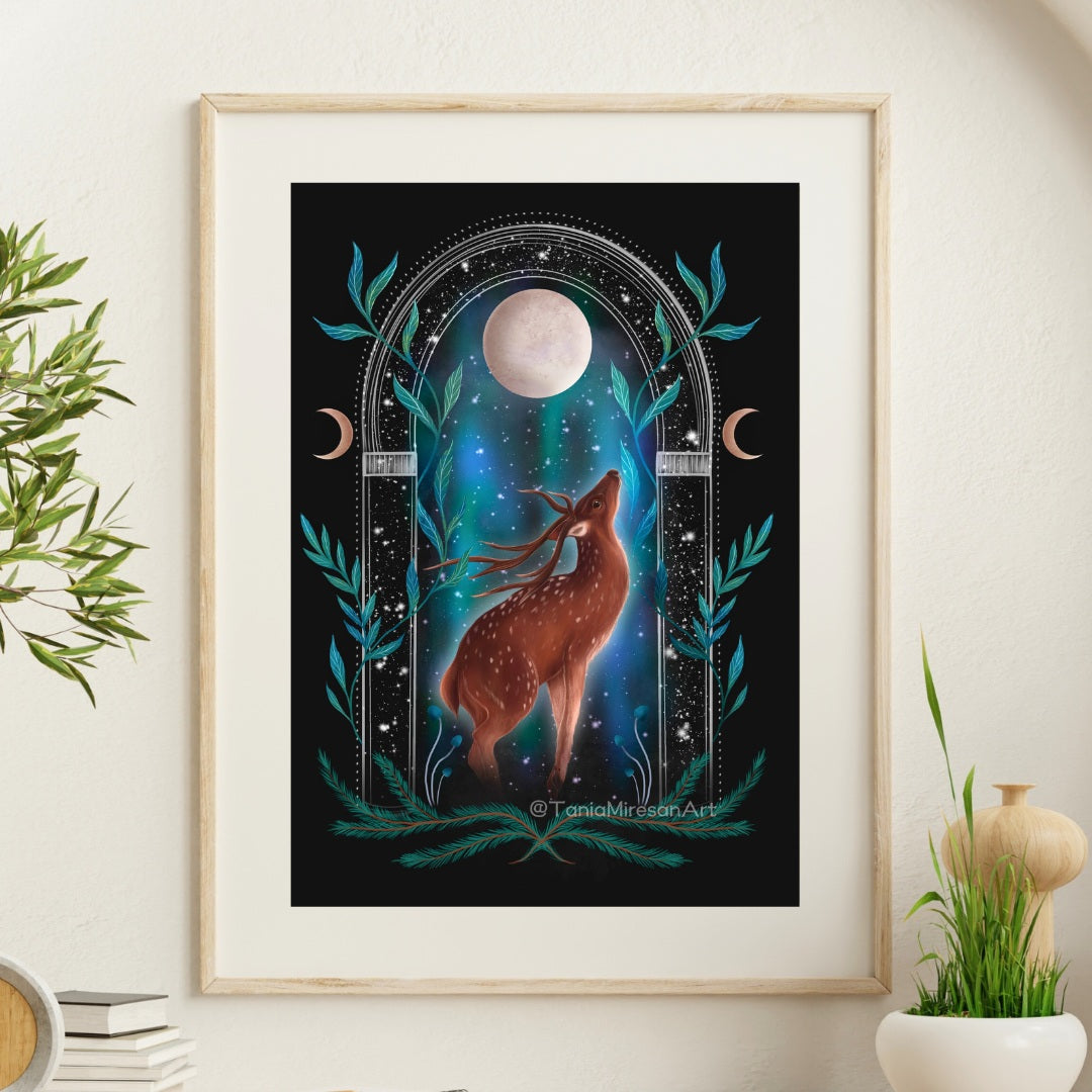 Buck Moon Fine Art Print