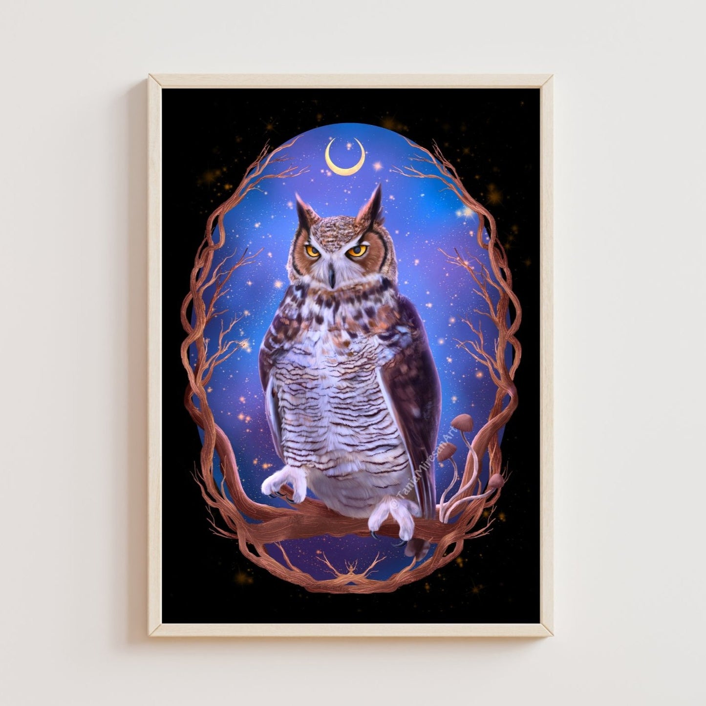 Horned Owl Fine Art Print