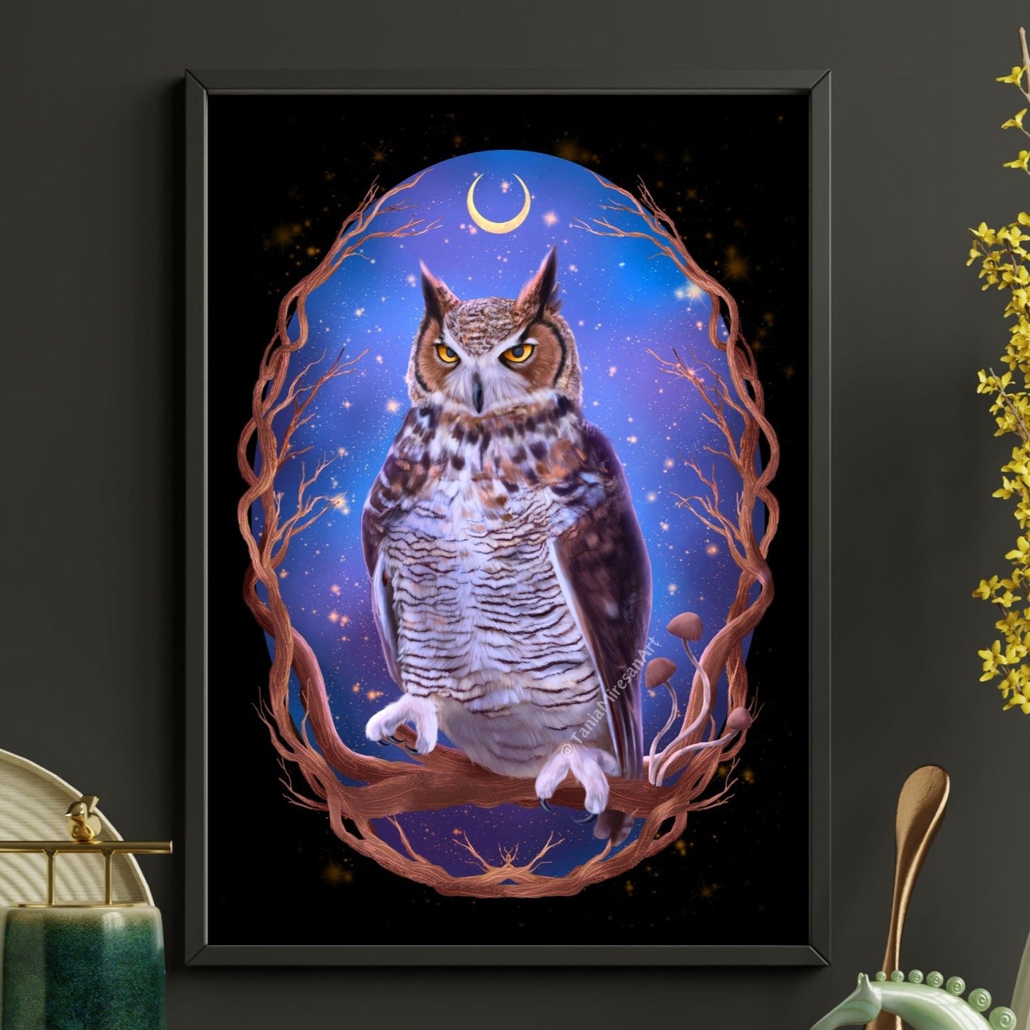 Horned Owl Fine Art Print