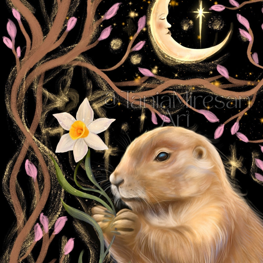 Horatius the Groundhog Fine Art Print