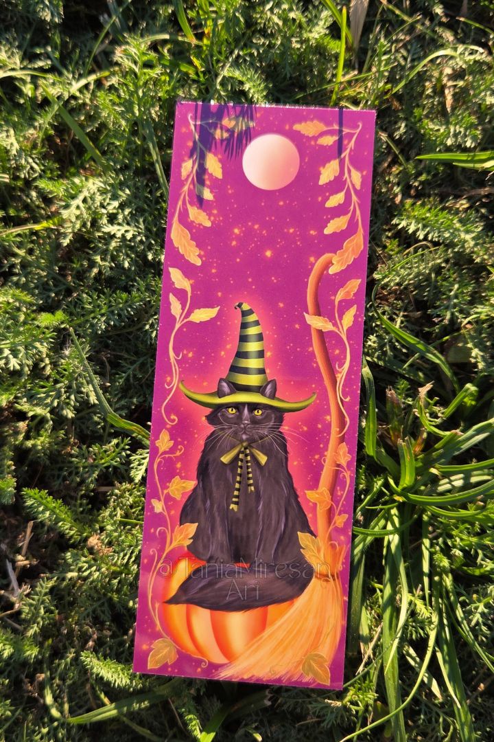 Halloween Cat Bookmark