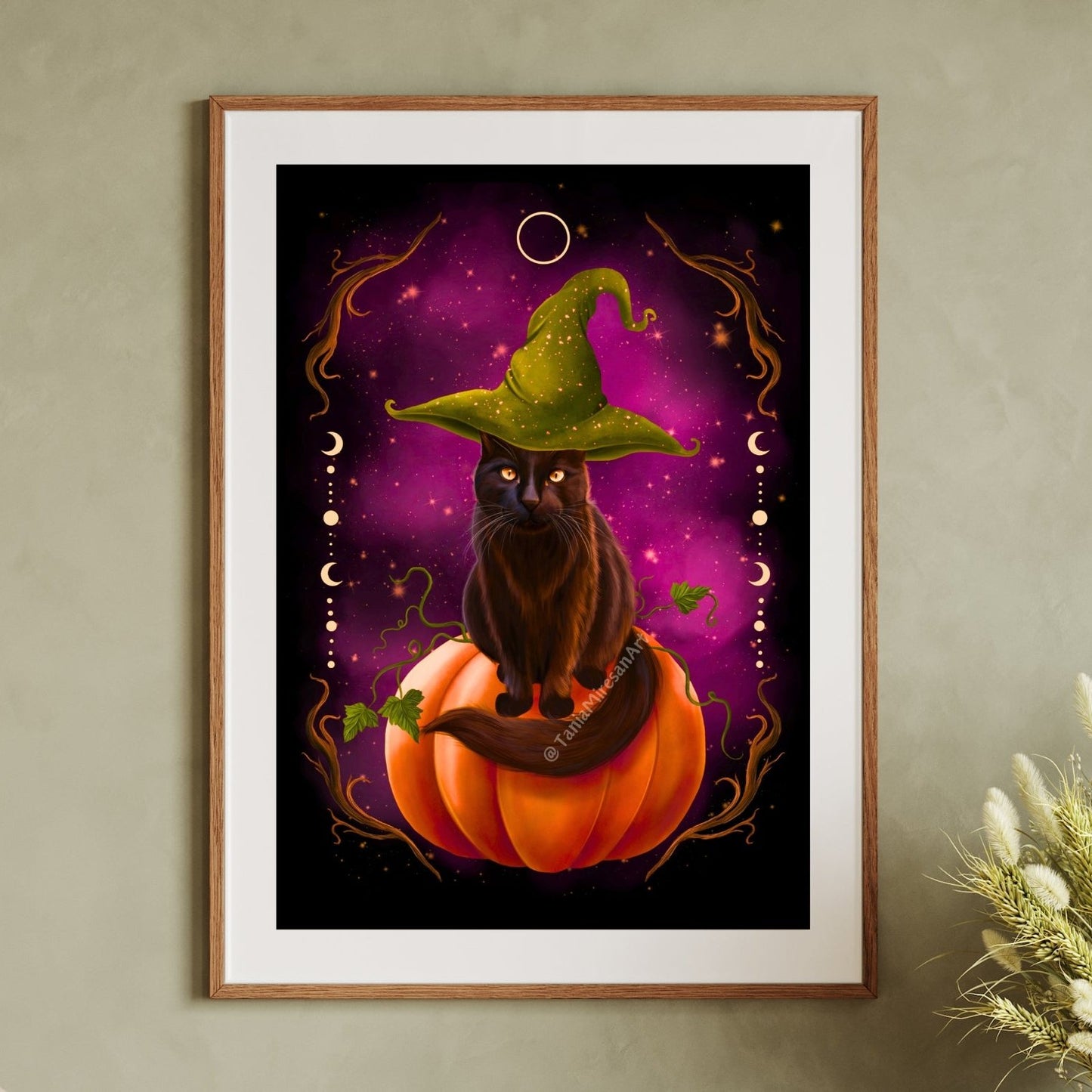 Witchy Cat Fine Art Print