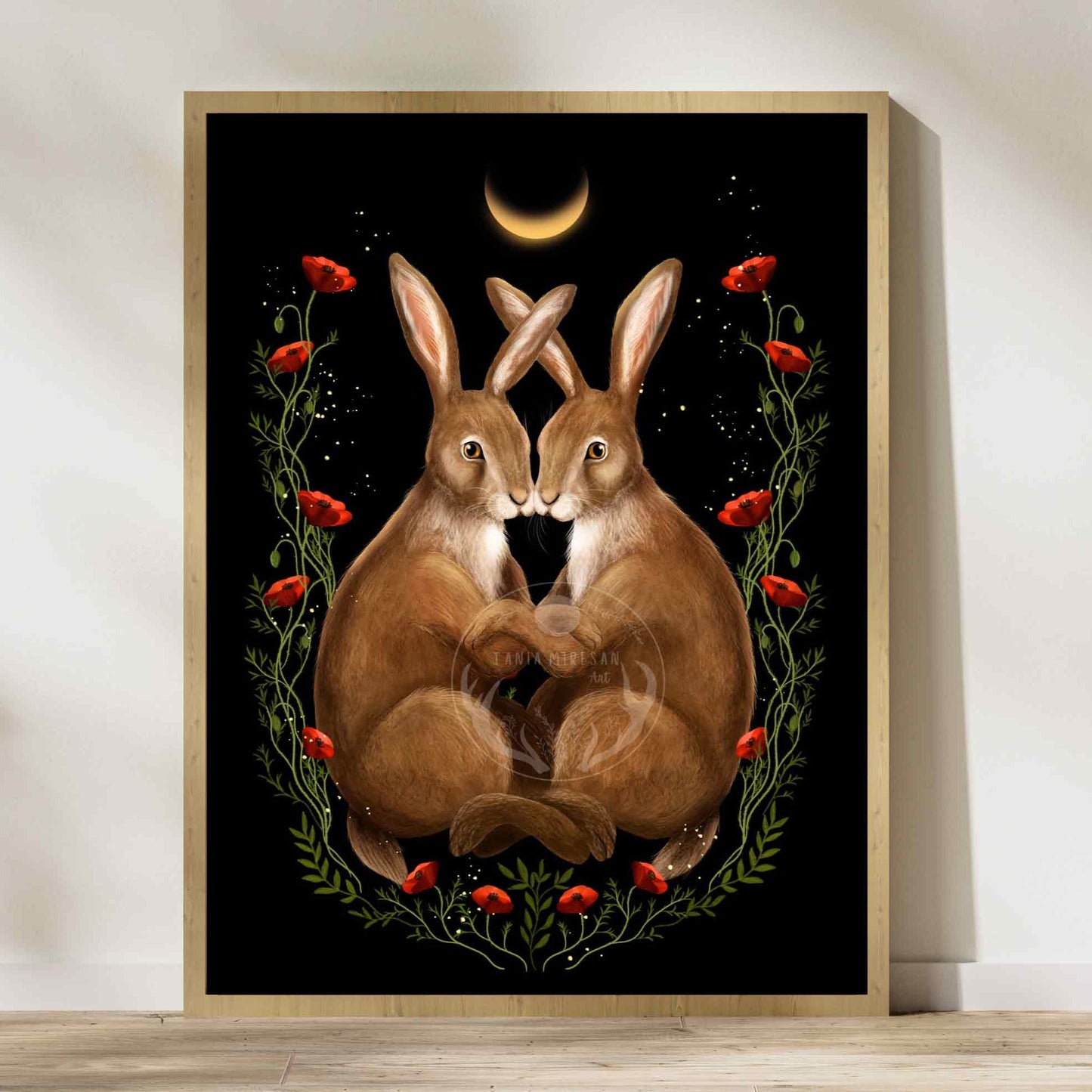 Hare Couple Fine Art Print