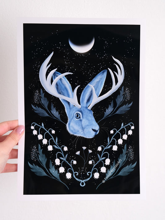 Jackalope Glossy Print