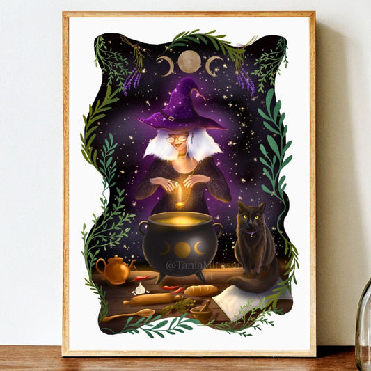 Kitchen Witch Fine Art Print