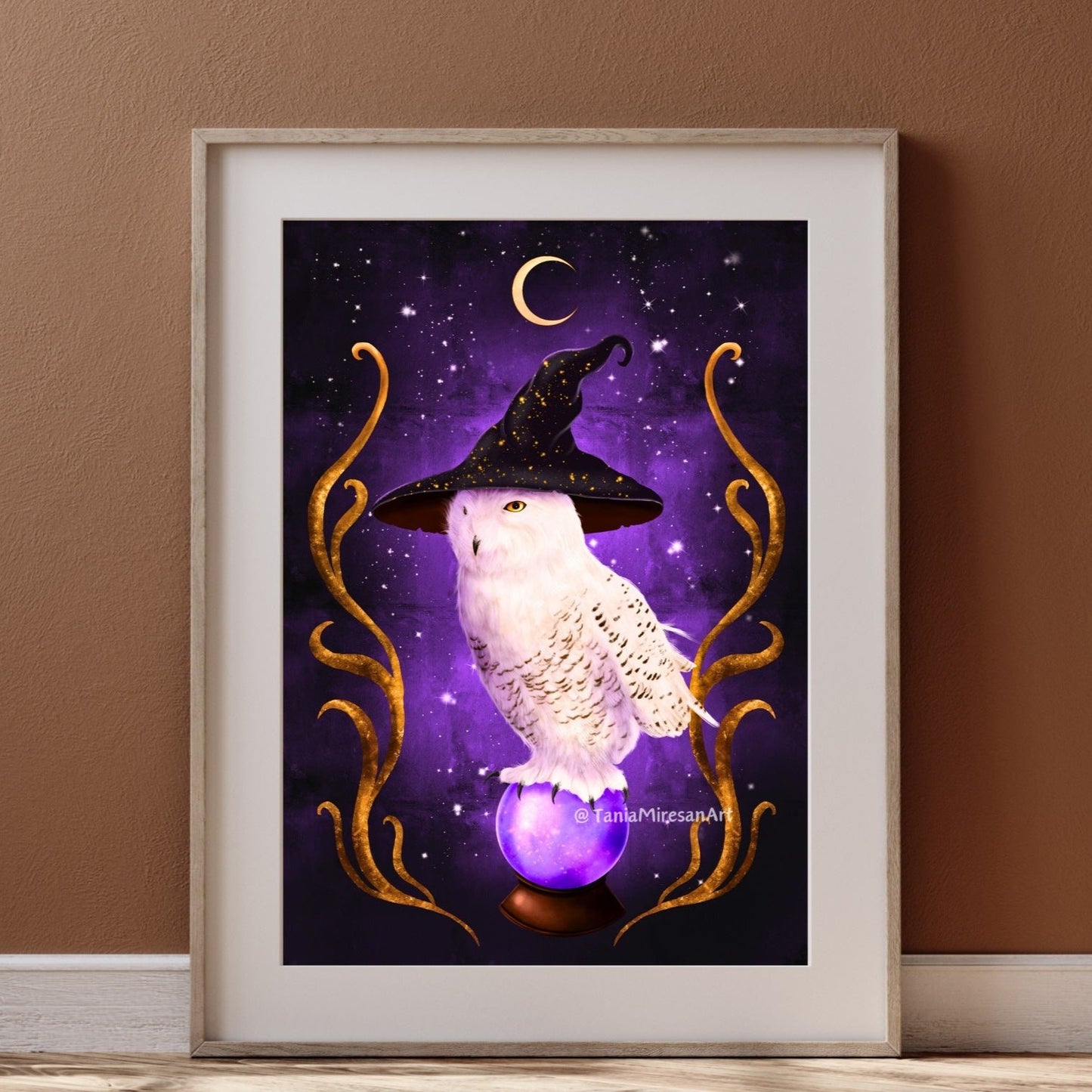 Magic Snowy Owl Fine Art Print