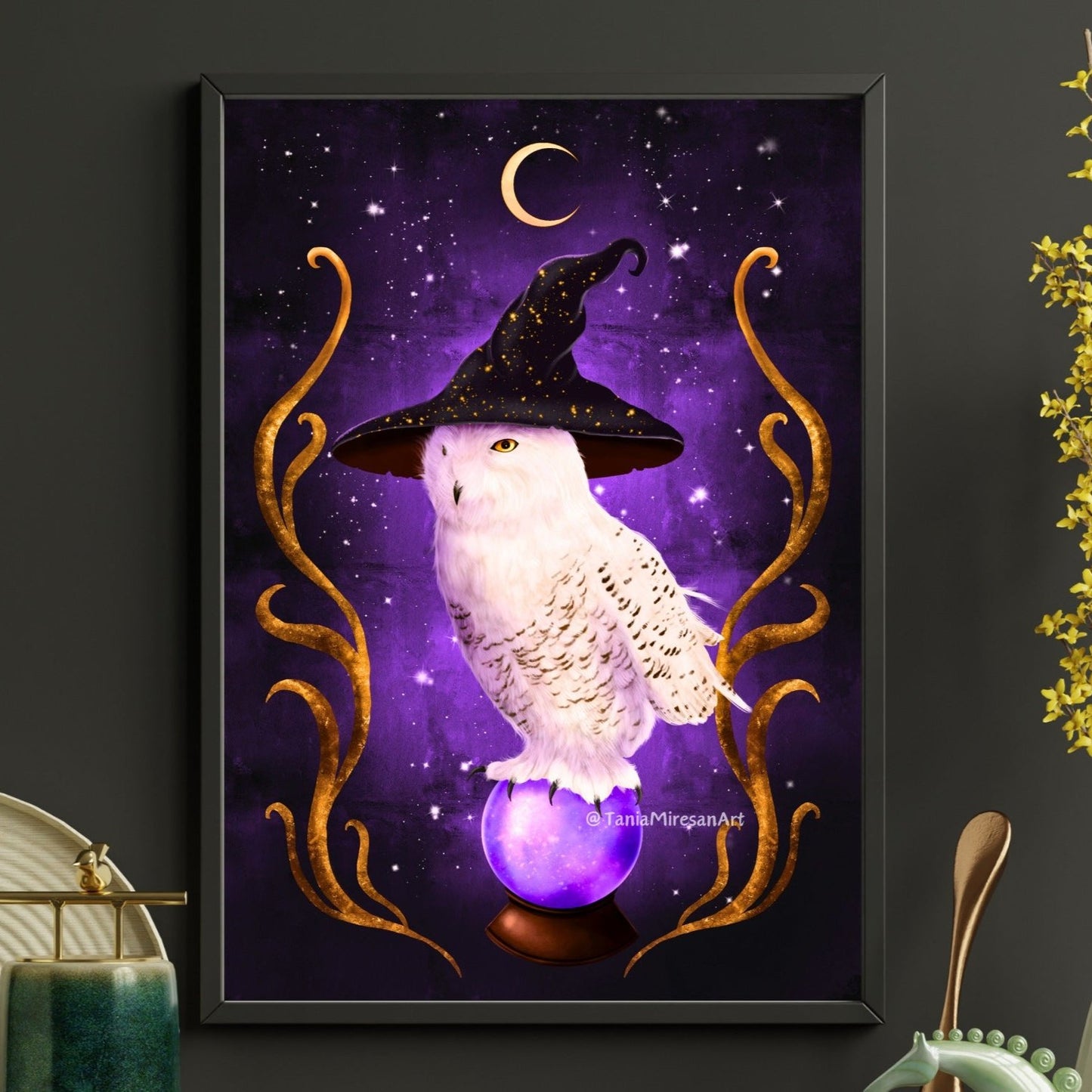 Magic Snowy Owl Fine Art Print