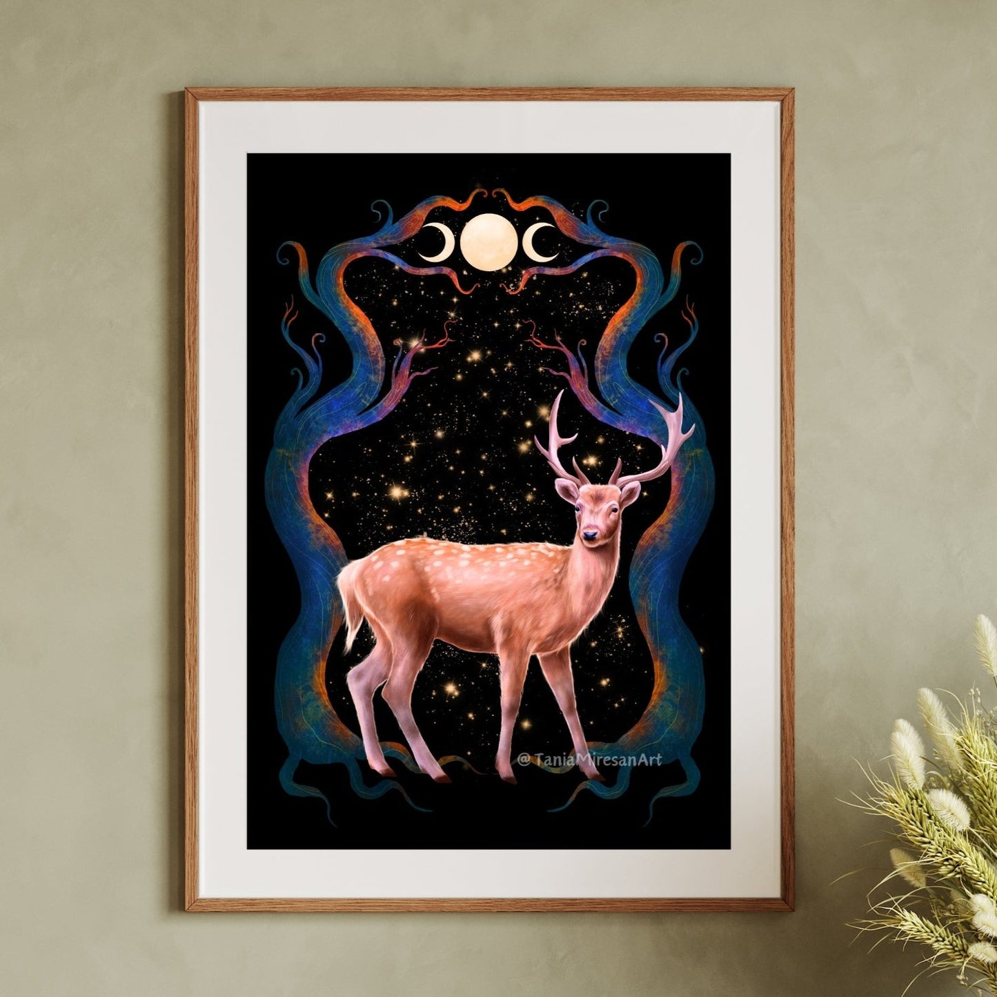 Magical Deer Fine Art Print