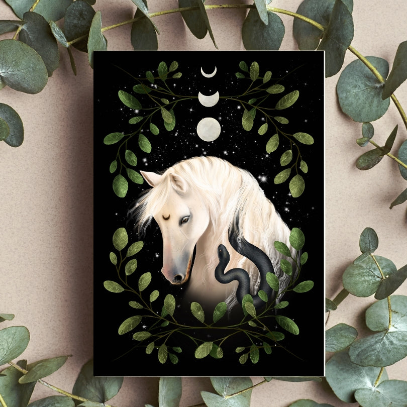 Whimsical Horse Card