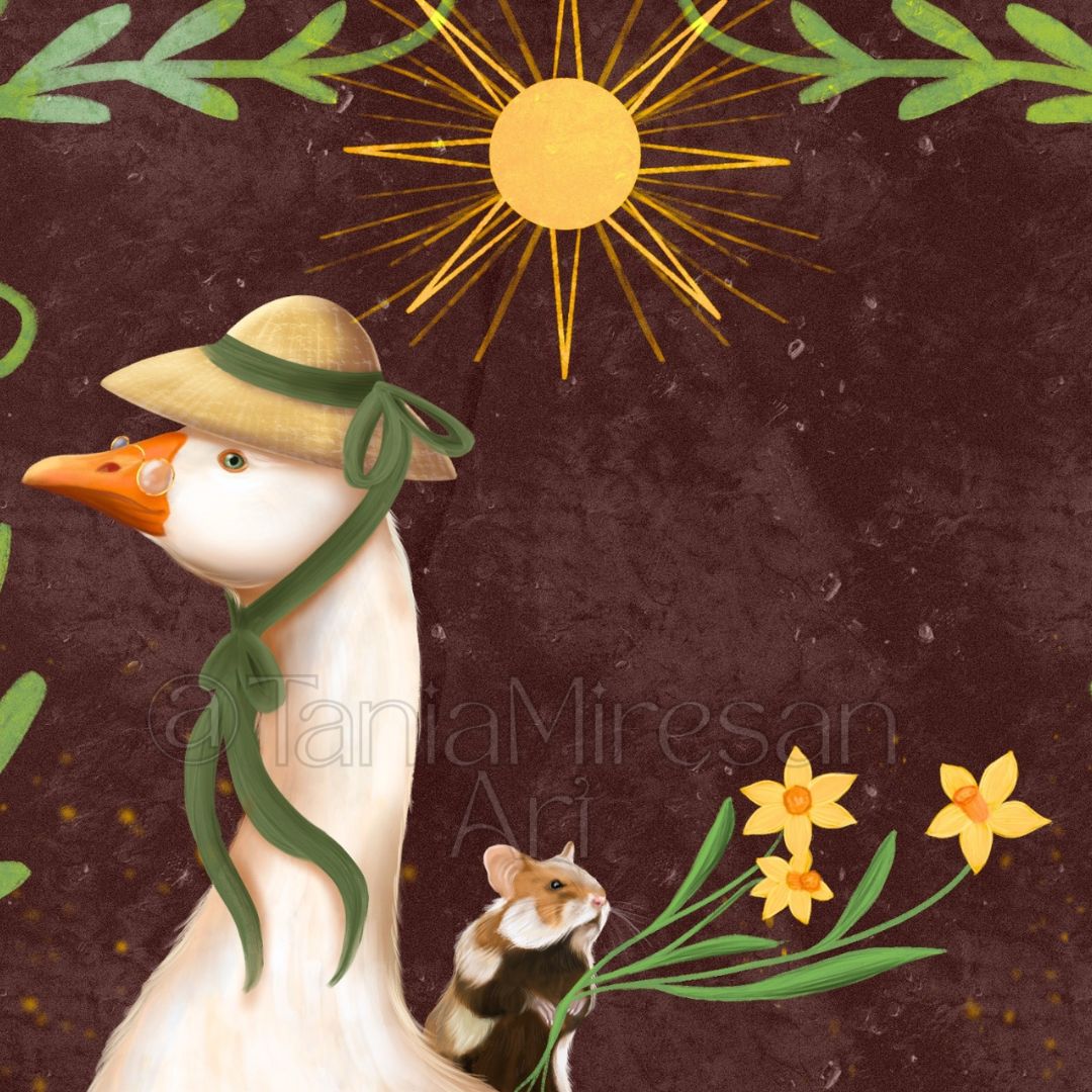 Odette the Goose Fine Art Print