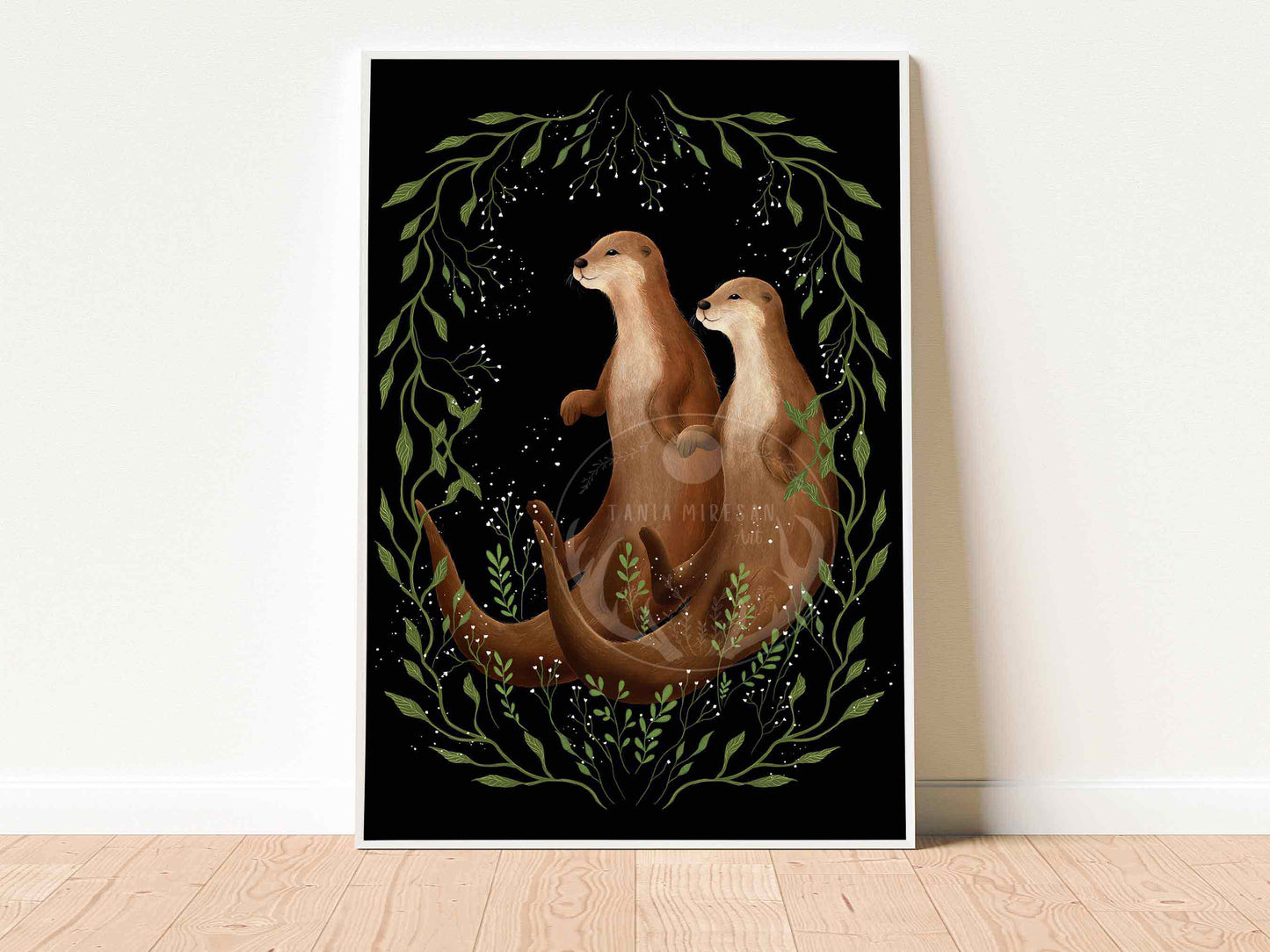 Otter Couple Fine Art Print