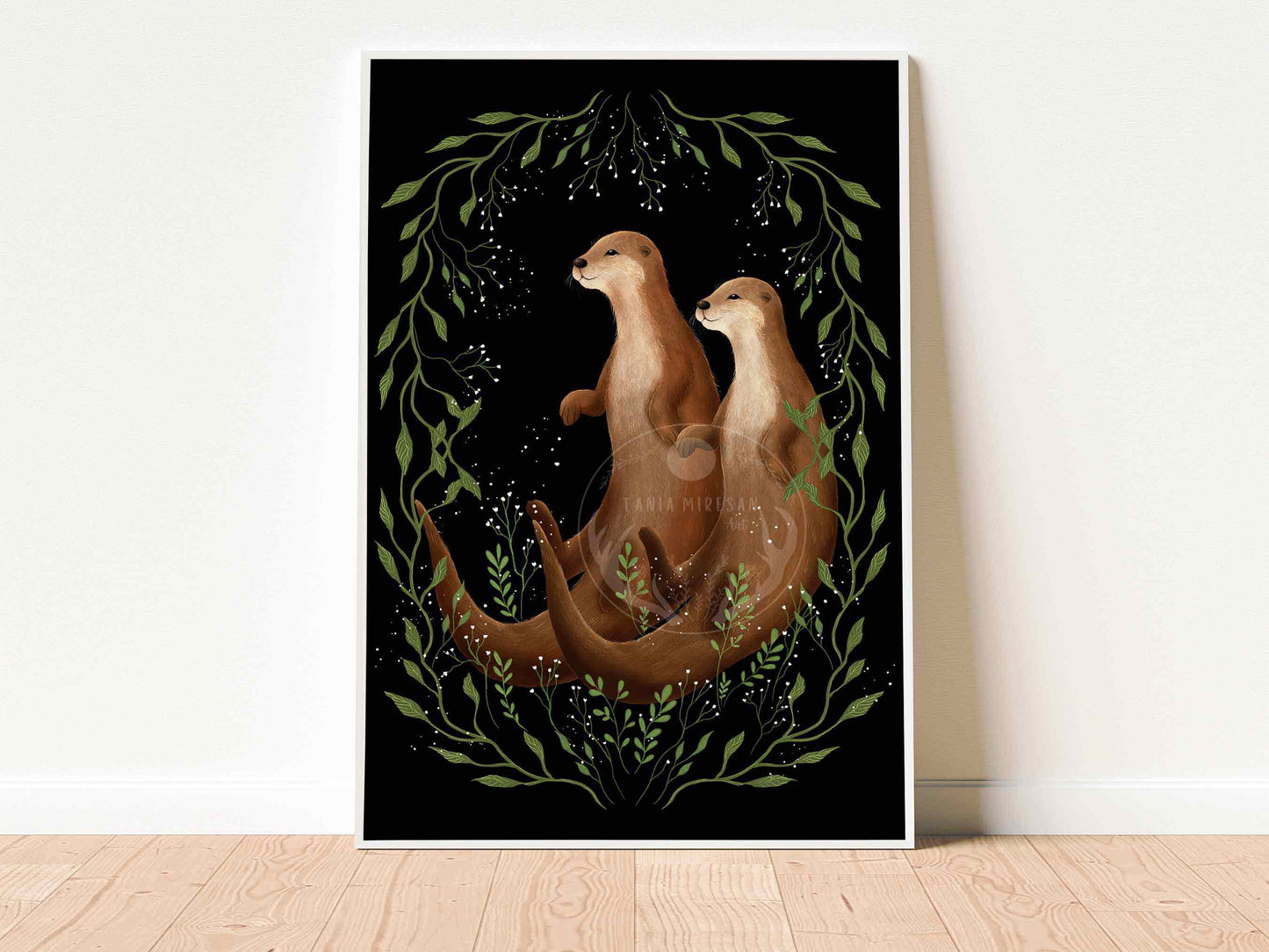 Otter Couple Fine Art Print