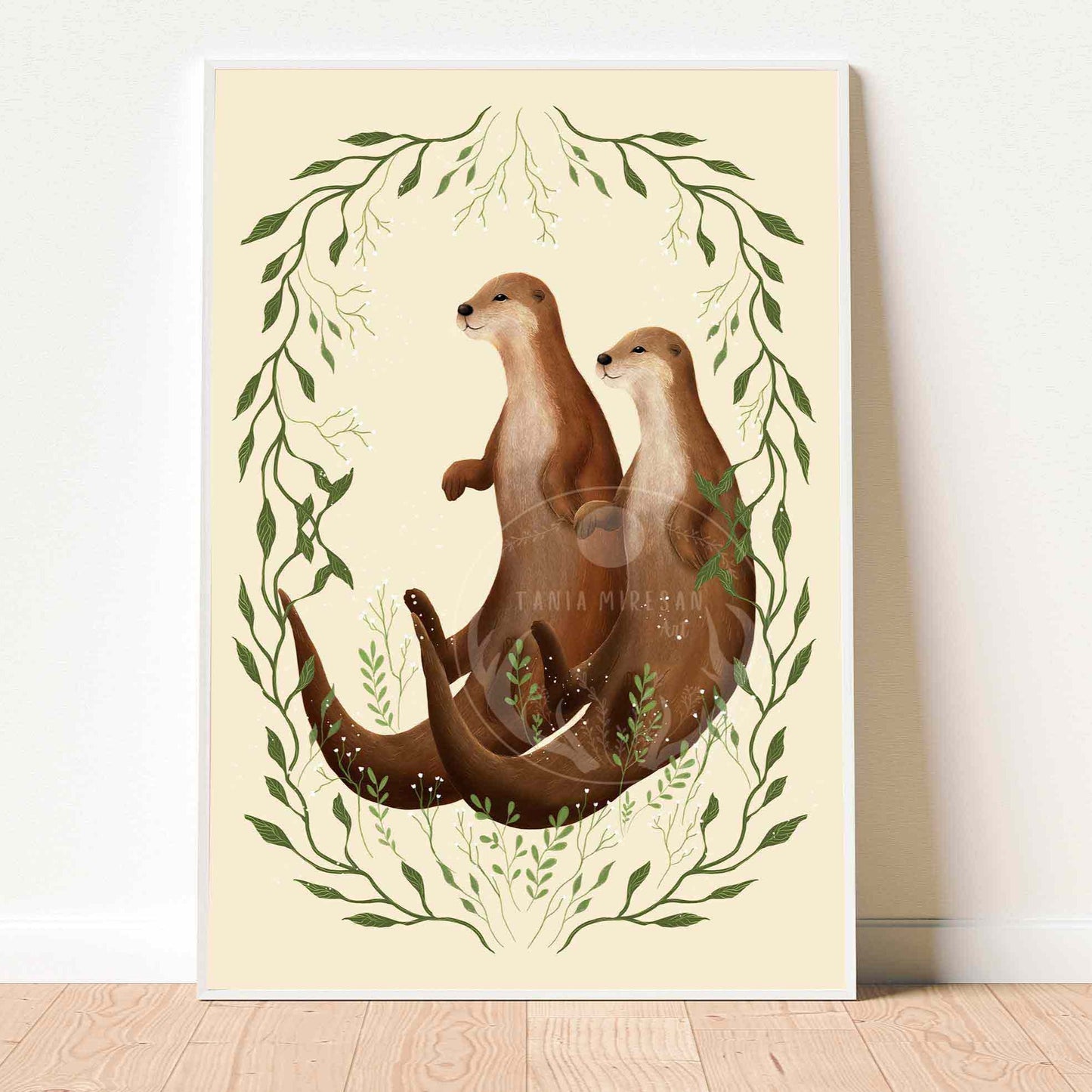 Otter Couple Fine Art Print