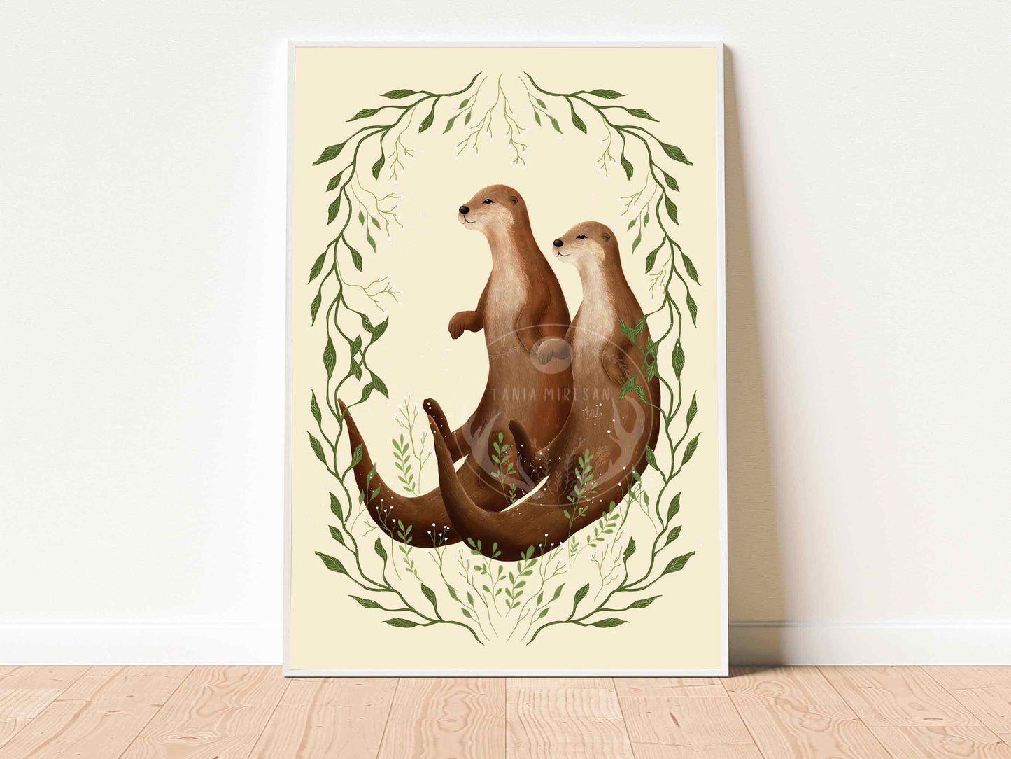 Otter Couple Fine Art Print