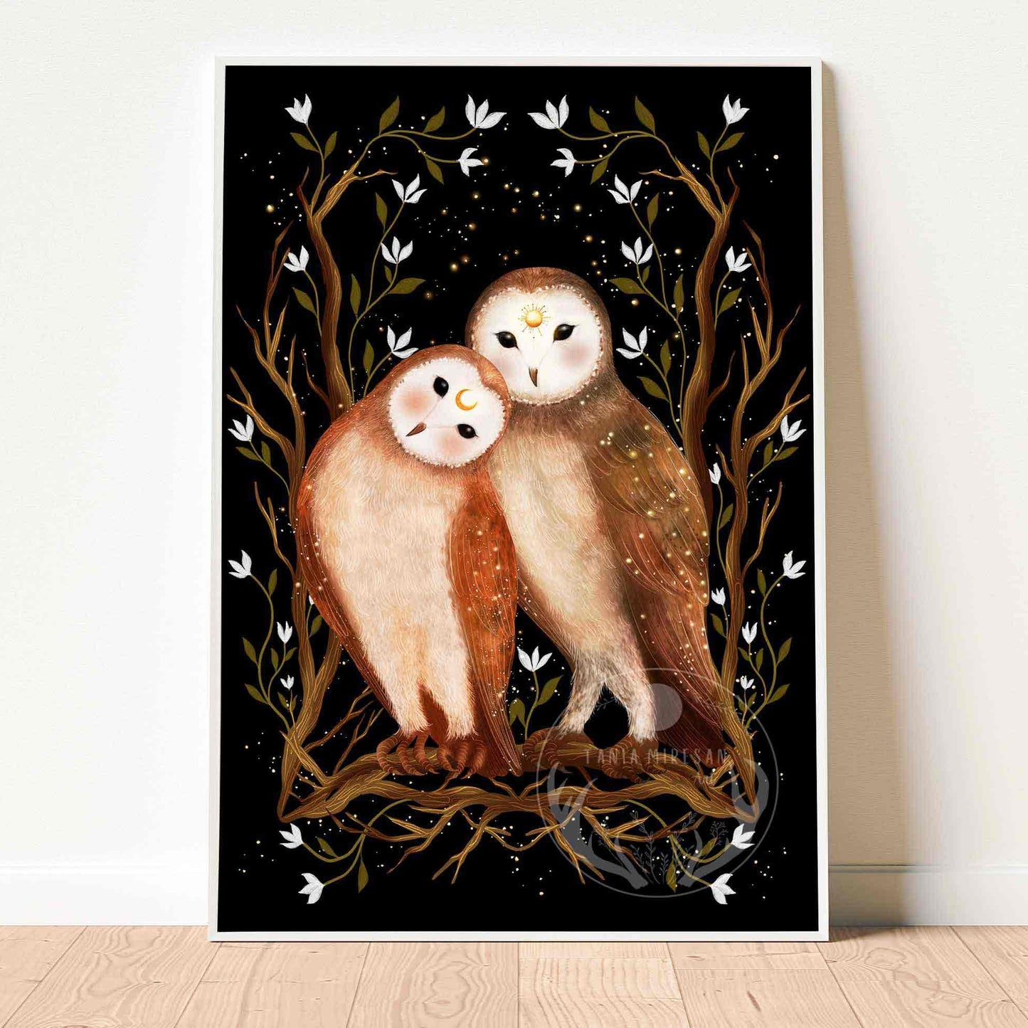 Owl Couple Fine Art Print