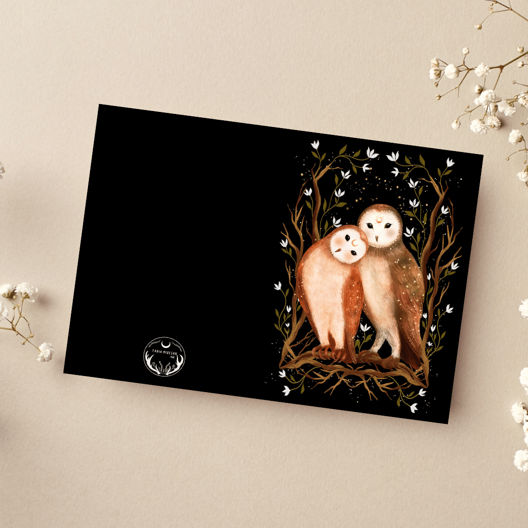 Owl Couple Card