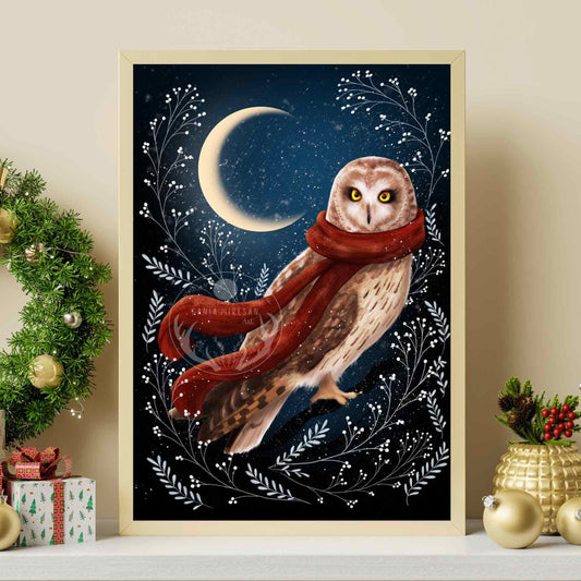 Winter Owl Fine Art Print