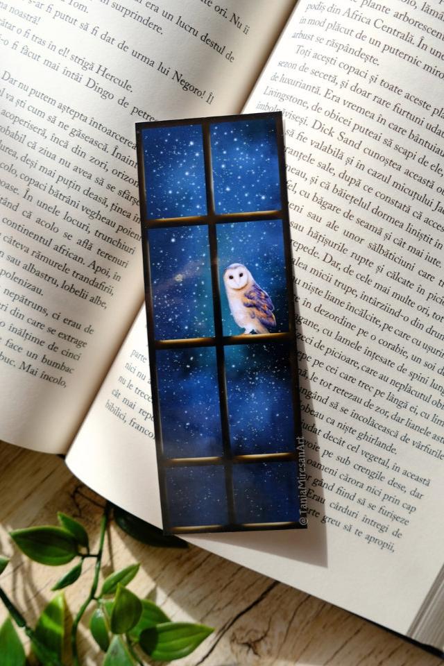 Owl Window Bookmark