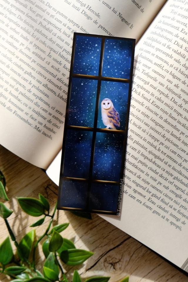 Owl Window Bookmark