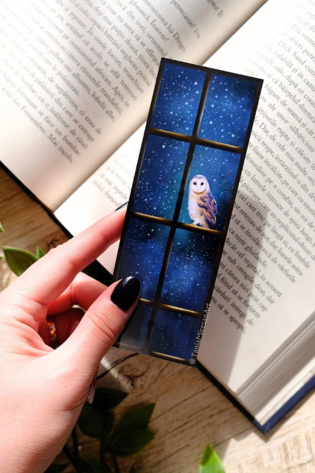 Owl Window Bookmark