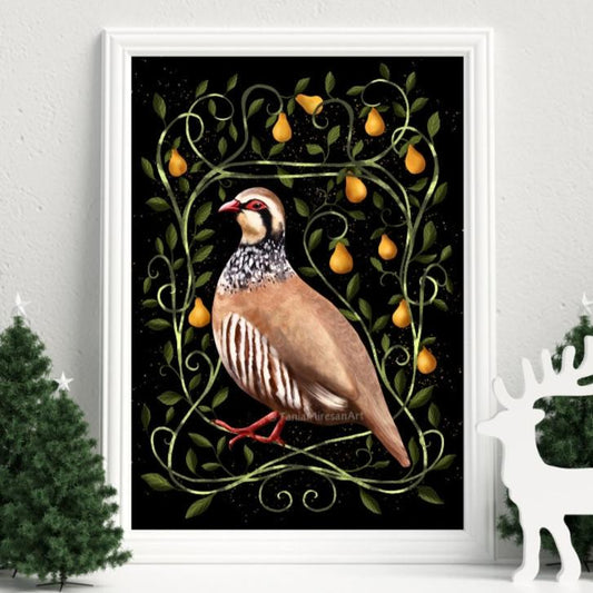 Partridge in a Pear Tree Fine Art Print