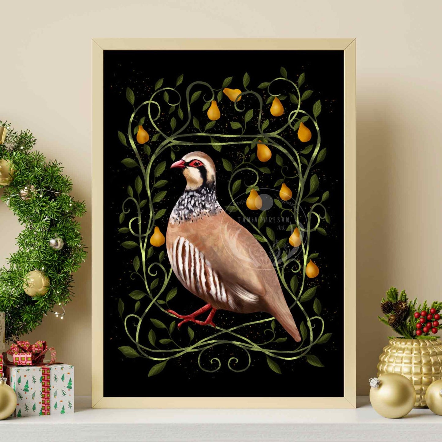 Partridge in a Pear Tree Fine Art Print