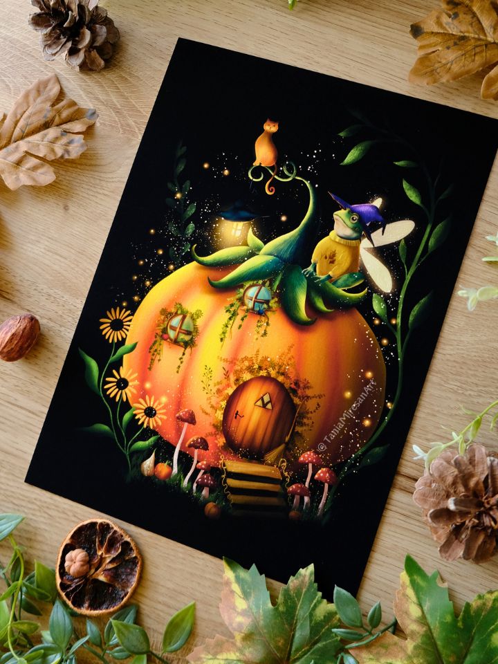 Pumpkin House Fine Art Print