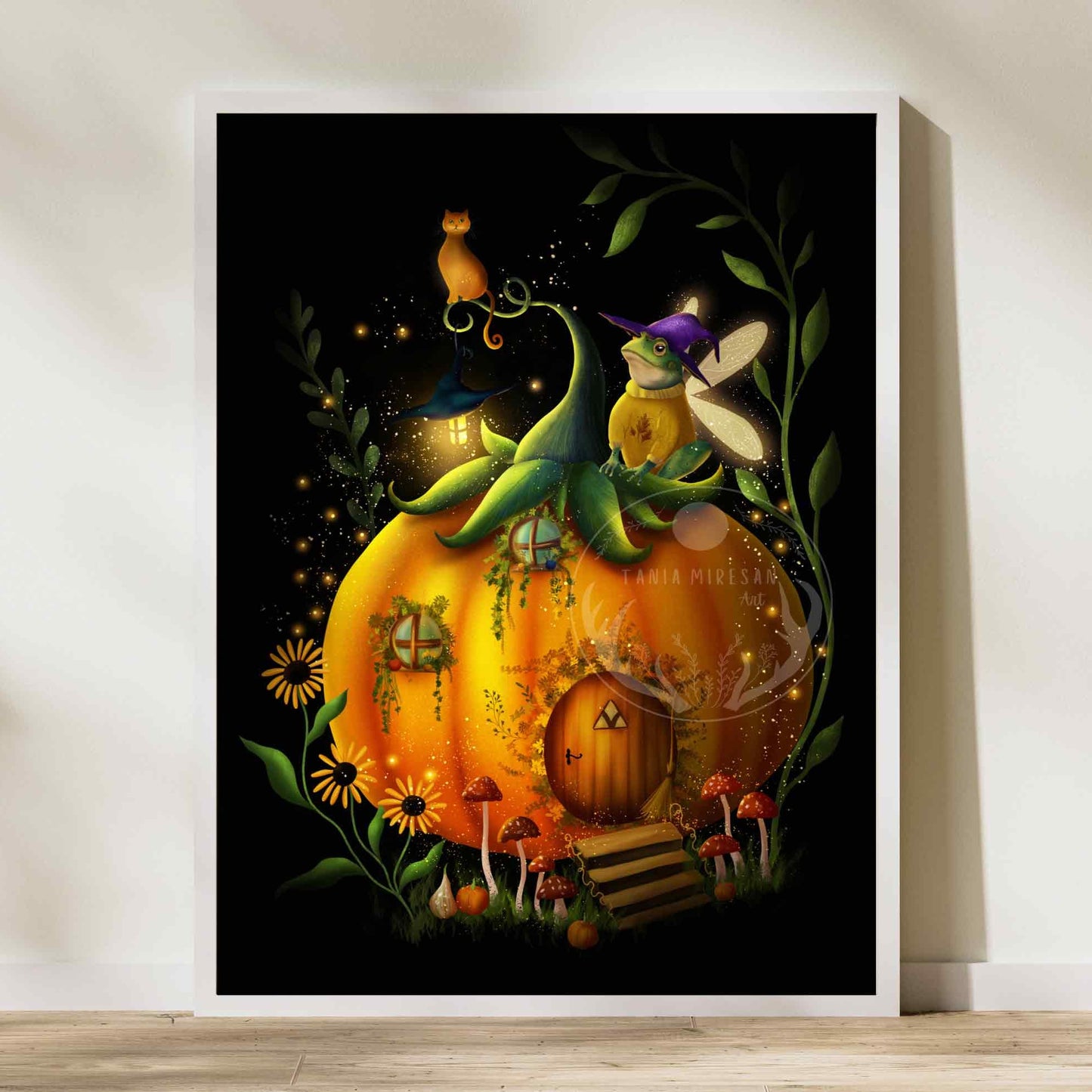 Pumpkin House Fine Art Print