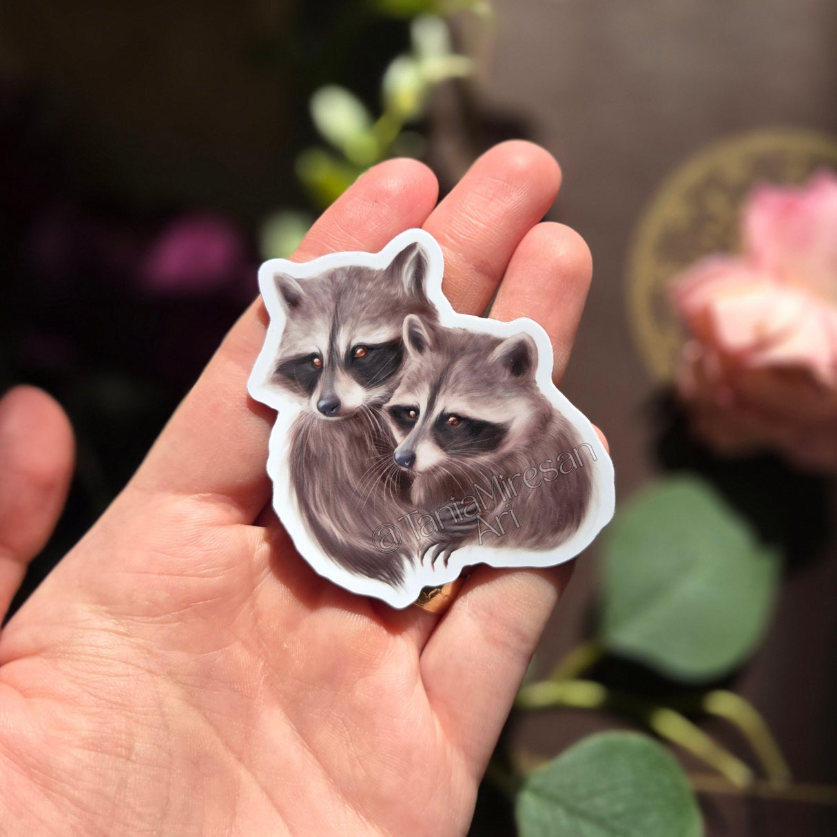 Raccoon Lovers Sticker