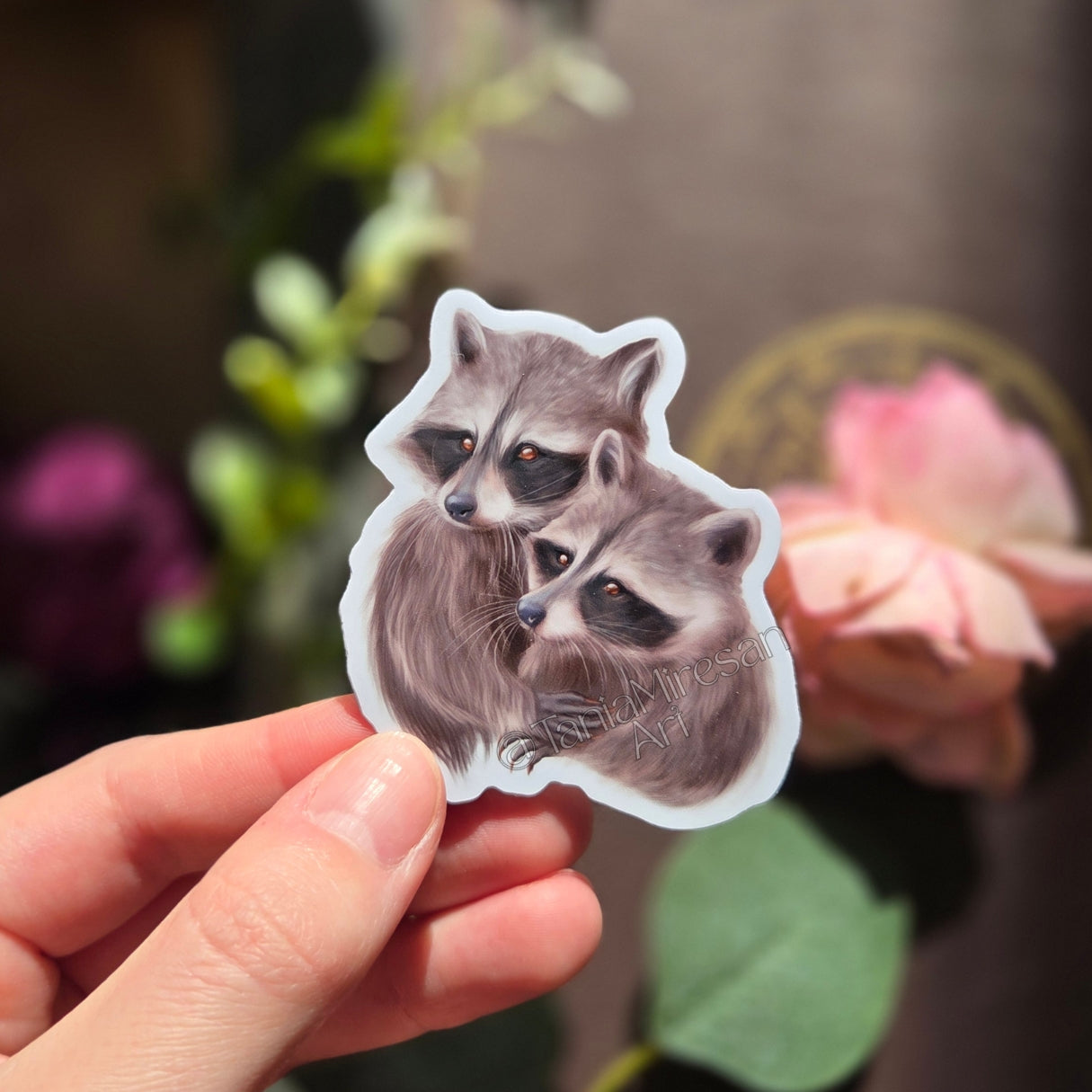 Raccoon Lovers Sticker