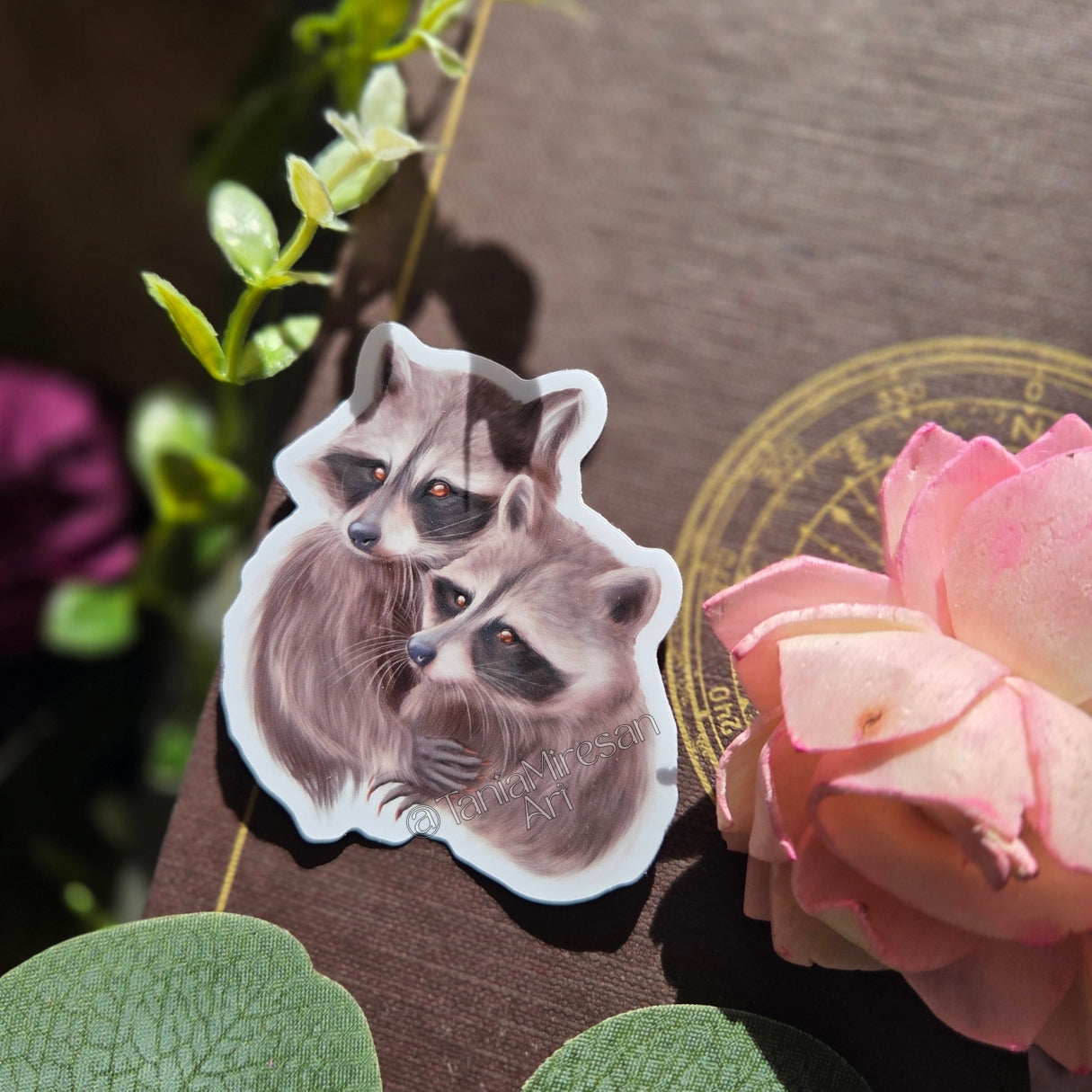 Raccoon Lovers Sticker