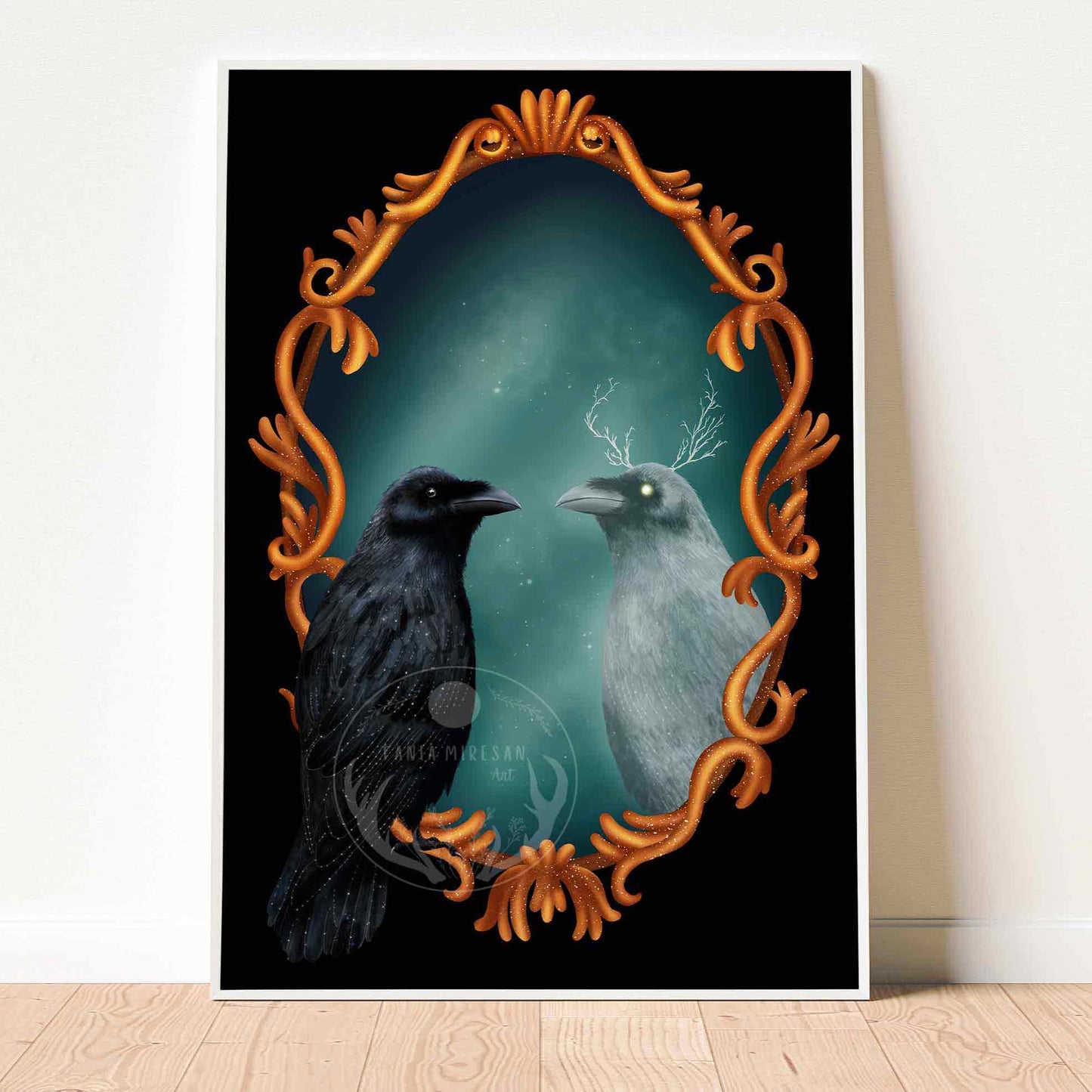 Raven Mirror Fine Art Print