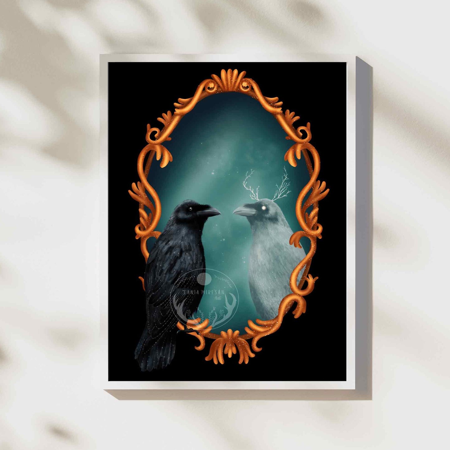 Raven Mirror Fine Art Print